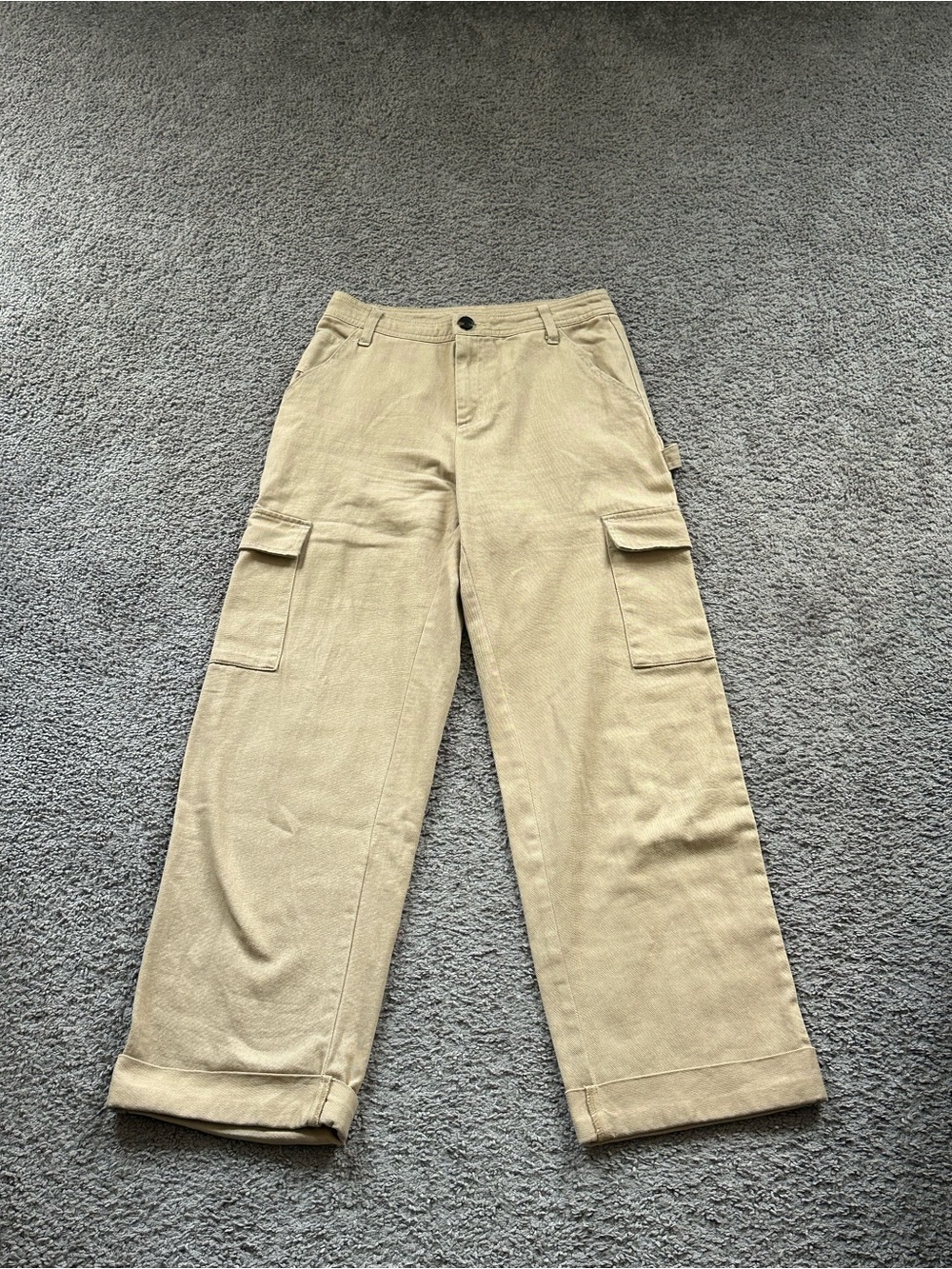 Sandy Liang x Target Cargo Pants in Khaki - Striaght Leg Workwear Style